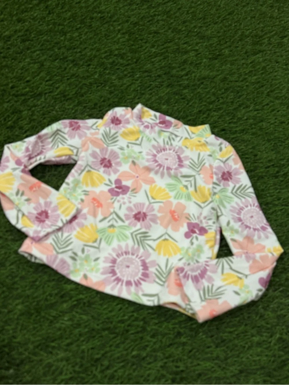 Carters Long Sleeve Rash guard Swim Top